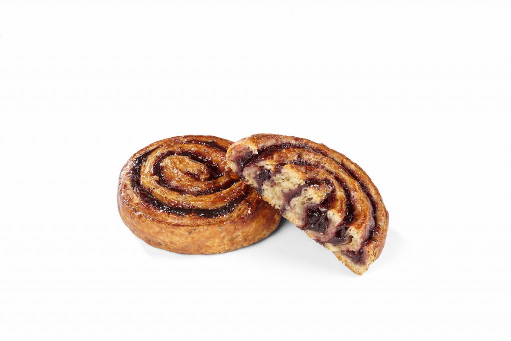 Blueberry Swirl from Delifrance - available from MKG Foods, your foodservice partner in the Midlands