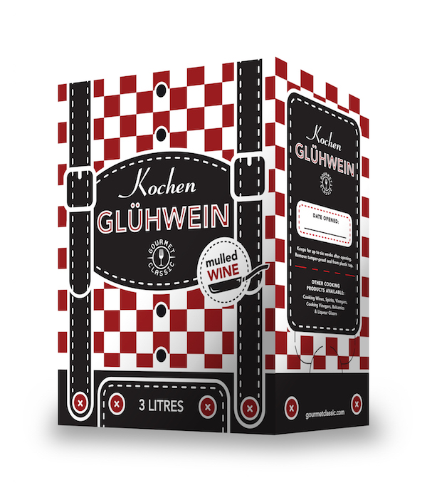 3 litre Cooking Gluhwein. - available from MKG Foods, your foodservice partner in the Midlands.