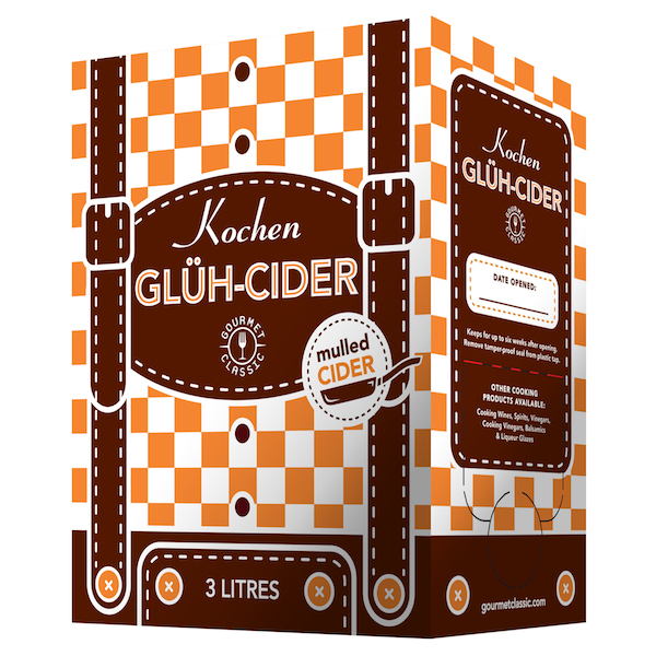 3 litre Cooking Gluh-cider. - available from MKG Foods, your foodservice partner in the Midlands.
