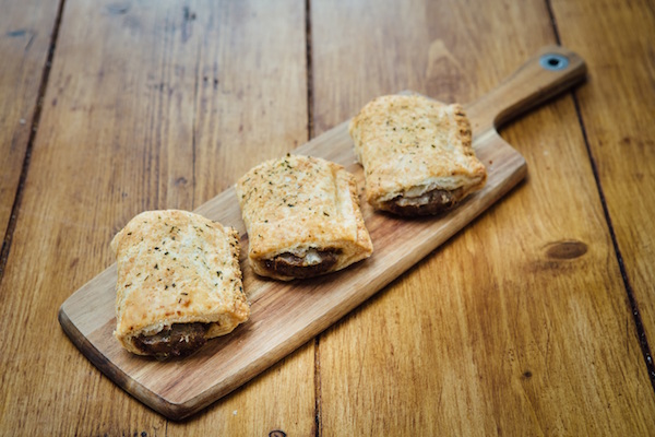 Unbaked Chunky Sausage Roll - available from MKG Foods - your foodservice partner in the Midlands.