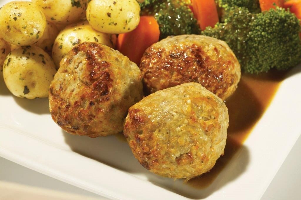 C19214 - Veggy Stuffing Balls. - available from MKG Foods, your foodservice partner in the Midlands.