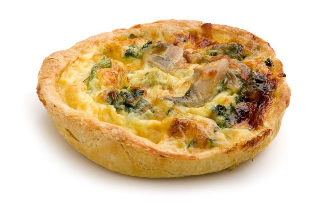 C12117 - Individual Quiche Espinafes. Available from MKG Foods, your foodservice partner in the Midlands.
