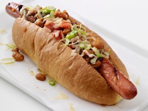 A1197 - FOOT LONG HOT DOG - available from MKG Foods, your foodservice partner in the Midlands.
