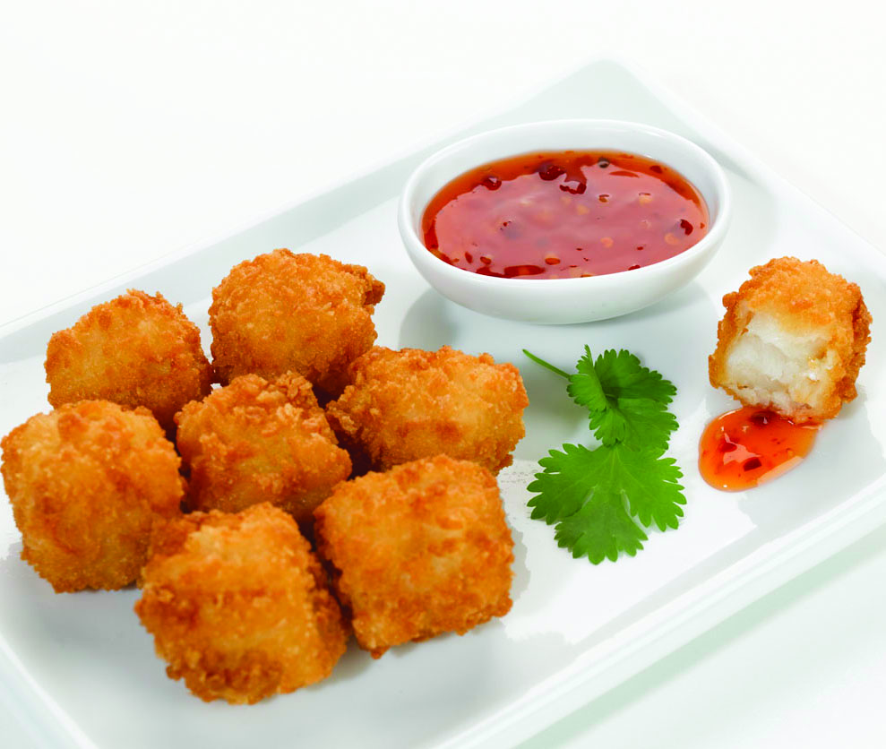 C18224 - Breaded Cod Bites. Available from MKG Foods - your foodservice partner in the Midlands.