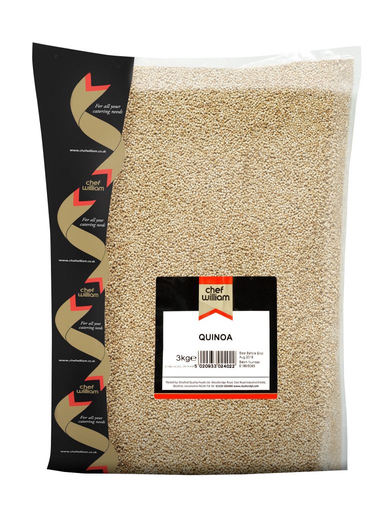 A1944 - Quinoa 3kg. Available from MKG Foods, your foodservice partner in the Midlands.