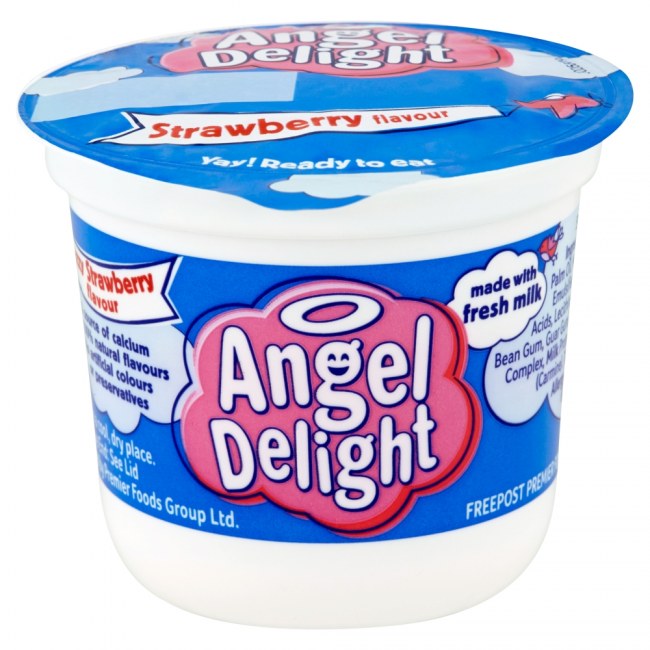A2026 - Strawberry Angel Delight. Available from MKG Foods, your foodservice partner in the Midlands.