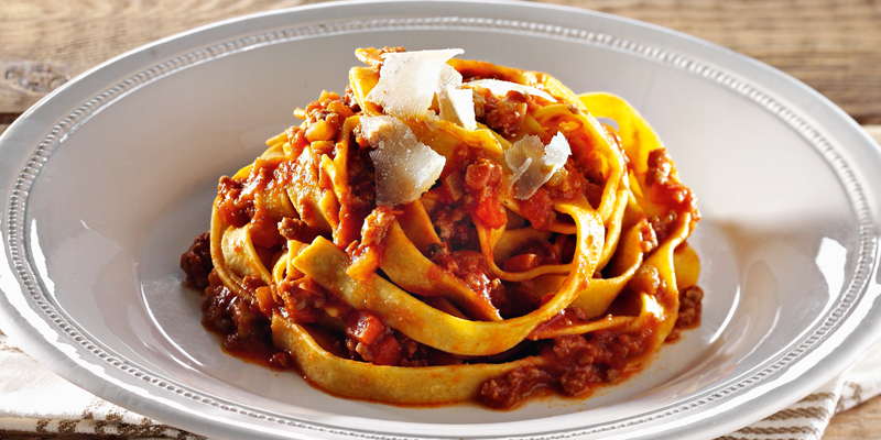 C16063 - Rustic Egg Tagliatelle. Available from MKG Foods - your foodservice partner in the Midlands.
