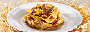 C16061 - Pappardelle pasta. Available from MKG Foods, your foodservice partner in the Midlands.