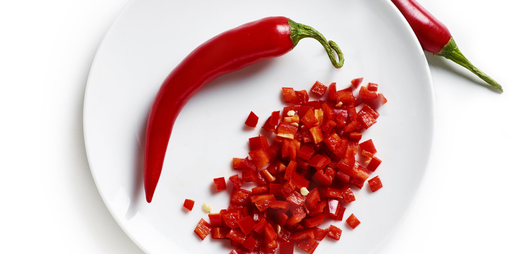C19742 Frozen Diced Red Chilli - available from MKG Foods, your foodservice partner in the Midlands.