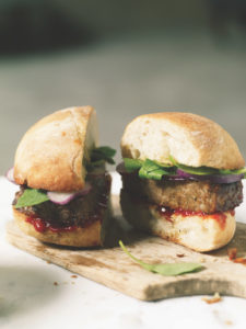 C15915 - Vegetarian Burger. Available from MKG Foods, your foodservice partner in the Midlands.