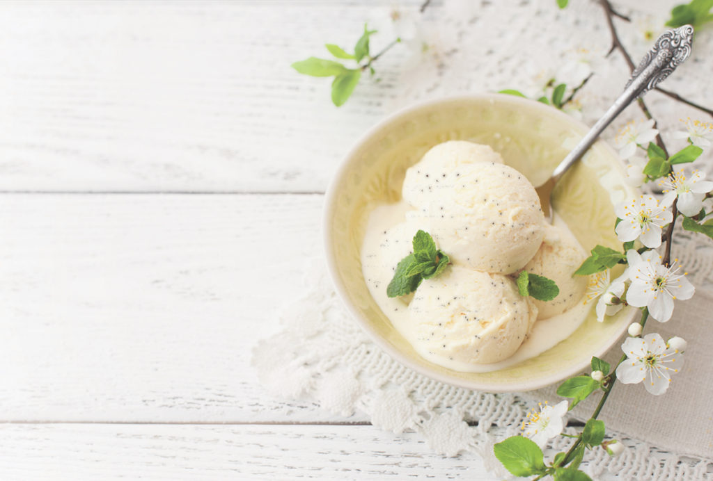 C22105 - Vegan Vanilla Bean Ice Cream. Available from MKG Foods, your foodservice partner in the Midlands.