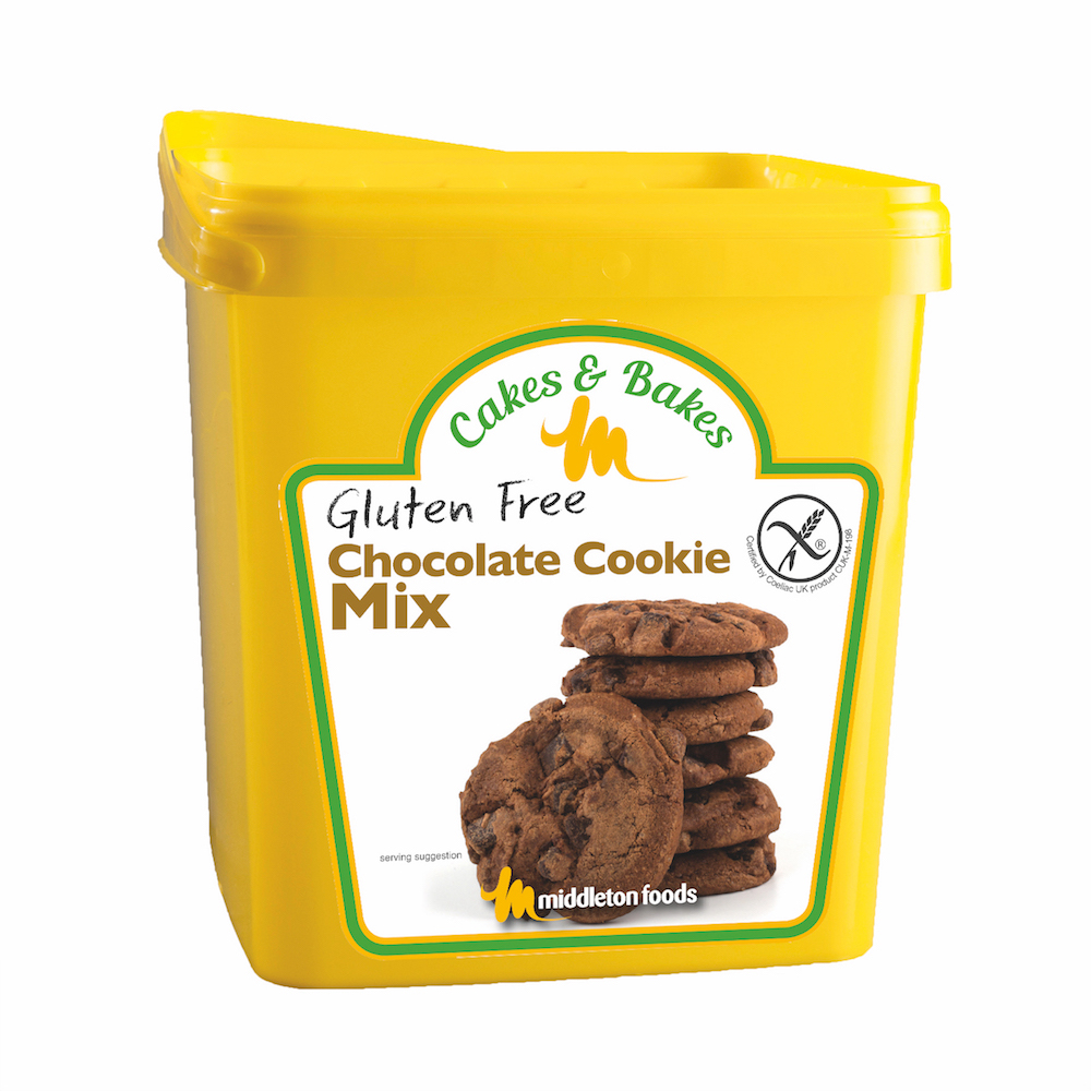 Gluten Free Chocolate Cookie Mix - on offer this month from MKG foods, your foodservice partner in the Midlands.