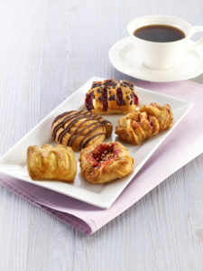 Mini Danish Pastries Signature Selection. Available from MKG Foods, your foodservice partner in the Midlands.