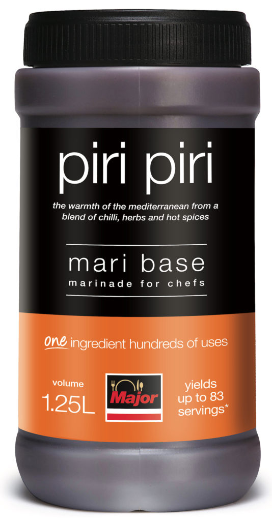 Piri Piri marinade. Available from MKG Foods, your foodservice partner in the Midlands.