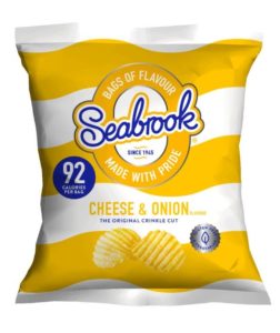 Seabrook Crinkle Cut Crisps Cheese & Onion