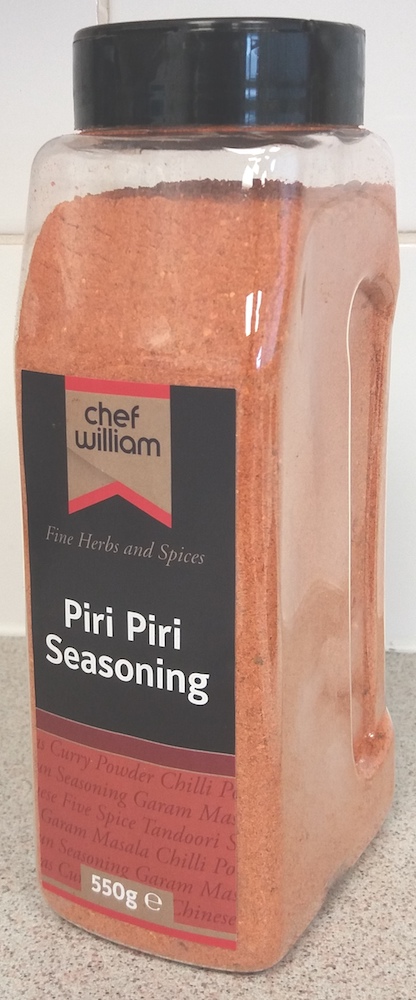 A8380 - Piri Piri Seasoning. Available from MKG Foods, your foodservice partner in the Midlands.