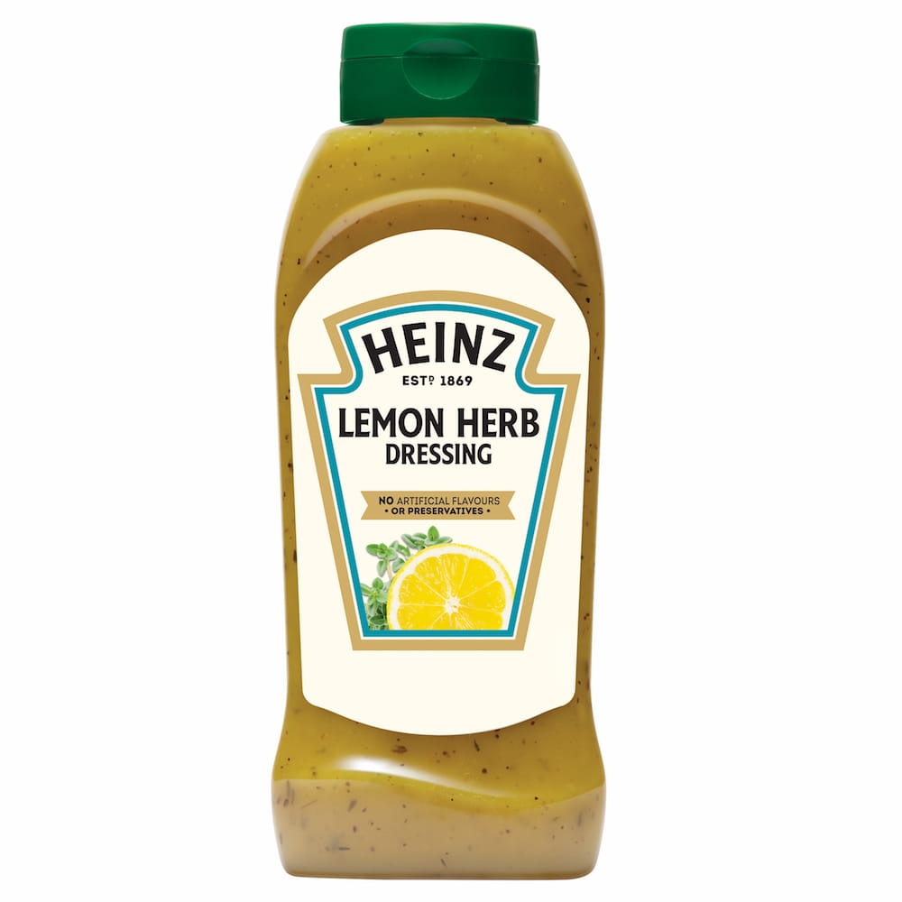 A1107 Lemon & Herb dressing. Available from MKG Foods, your foodservice partner in the Midlands.