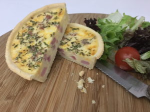 C13818 Quiche Lorraine. Available from MKG Foods, your foodservice partner in the Midlands.