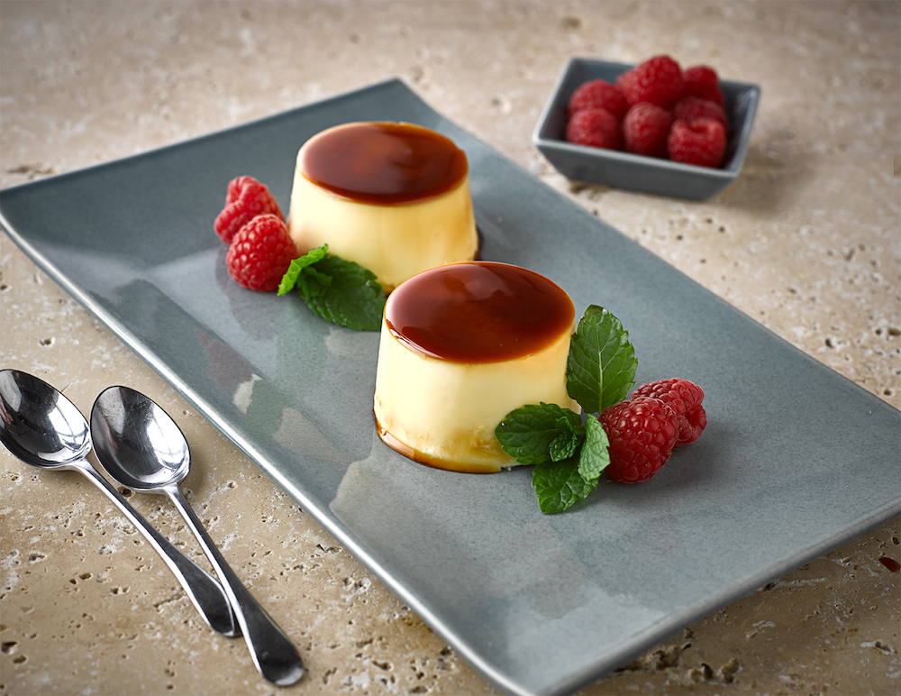 C16452 Creme caramel Pannacotta. Available from MKG Foods, your foodservice partner in the Midlands.