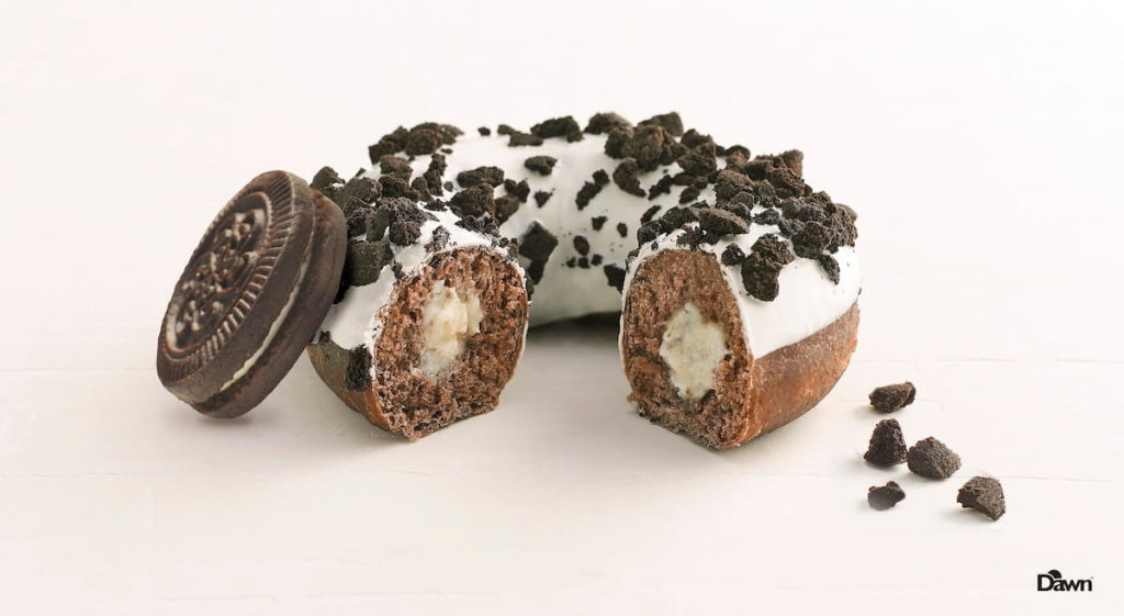 C21005 - Cookie Crush Donut. Available from MKG Foods, your foodservice partner in the Midlands.