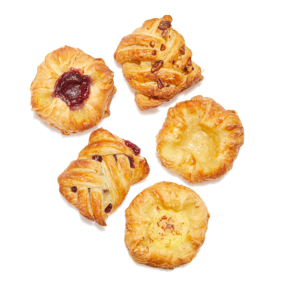 C21028 Mixed Mini Danish Pastry. Available from MKG Foods, your foodservice partner in the Midlands.