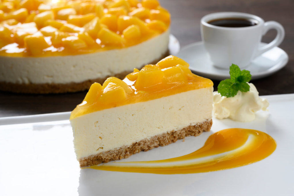 C23092 - Mango & Passionfruit Cheesecake