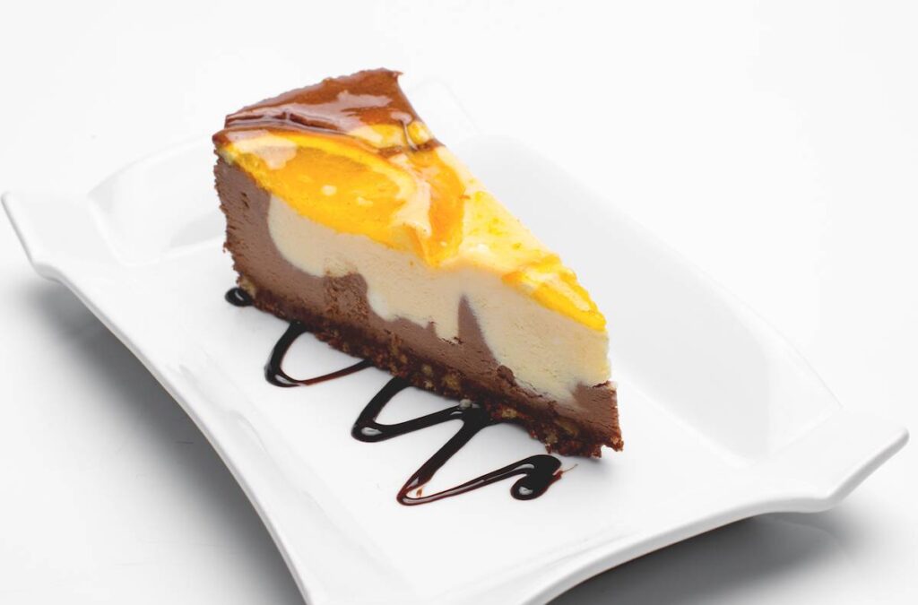 C24171 - Baked Burnt Chocolate & Orange Cheesecake
