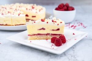 C16985 Raspberry Trifle Gateau. Available from MKG Foods, your foodservice partner.