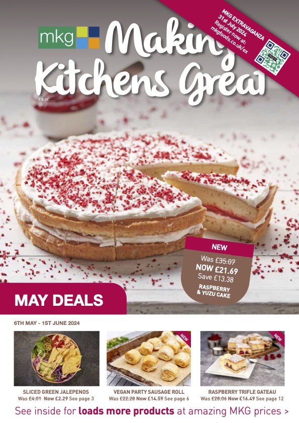 MKG Foods May 2024 promotional leaflet cover