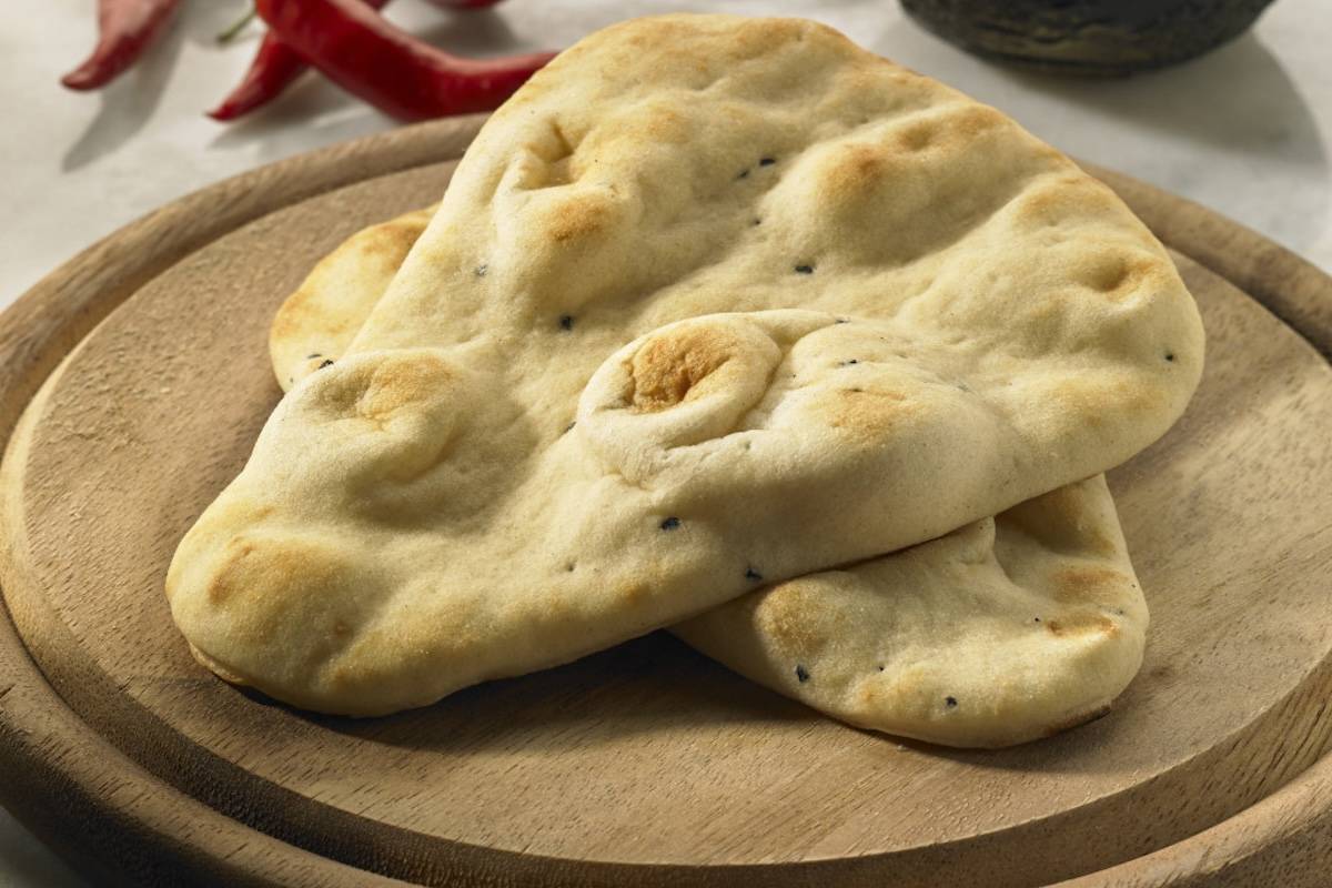 C3878 - Plain Mini Naan Bread. Available from MKG Foods, your foodservice partner.