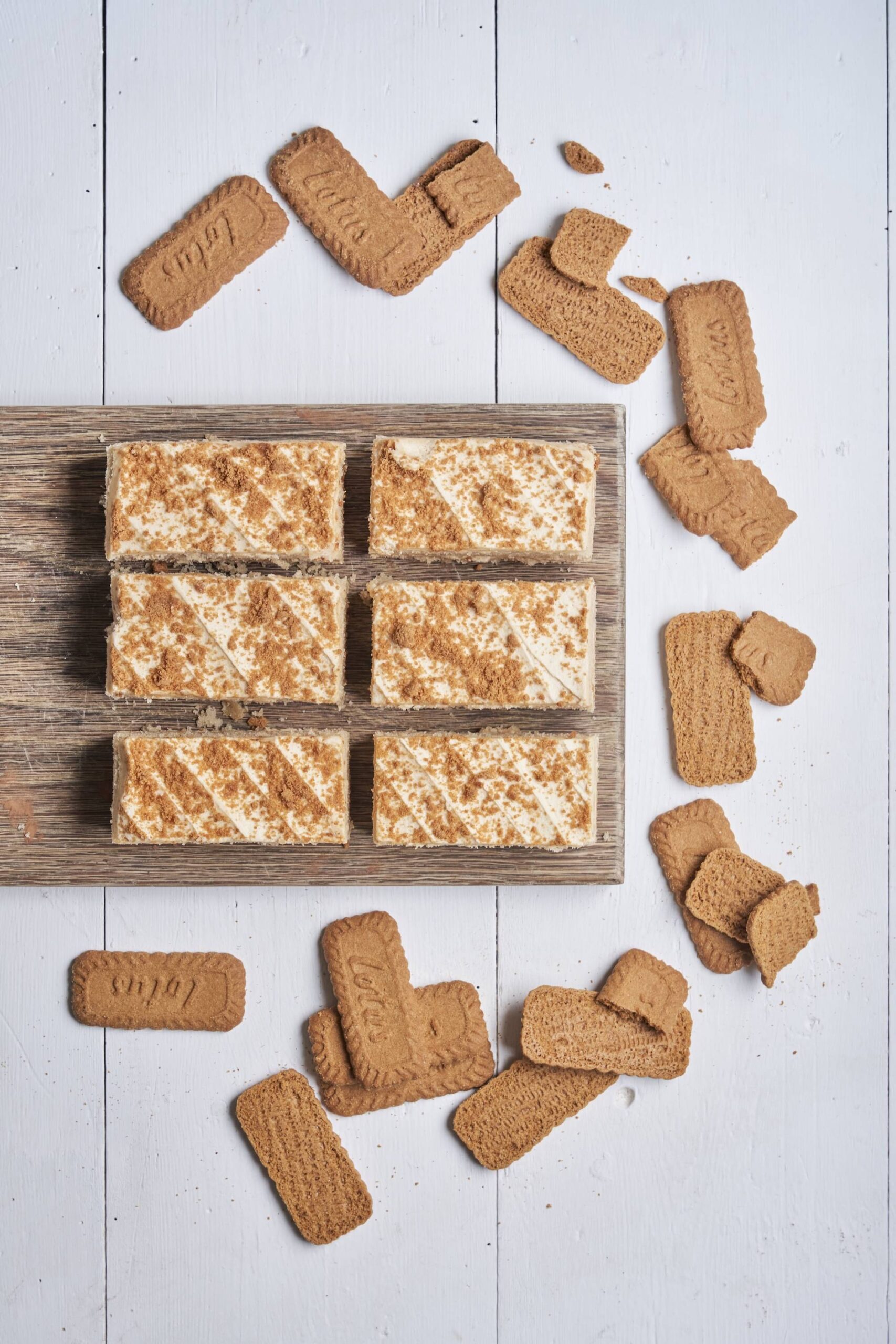 C28046 - Truly Treats - Vegan Caramelised Biscuit Traycake. Available from MKG Foods, your foodservice partner.