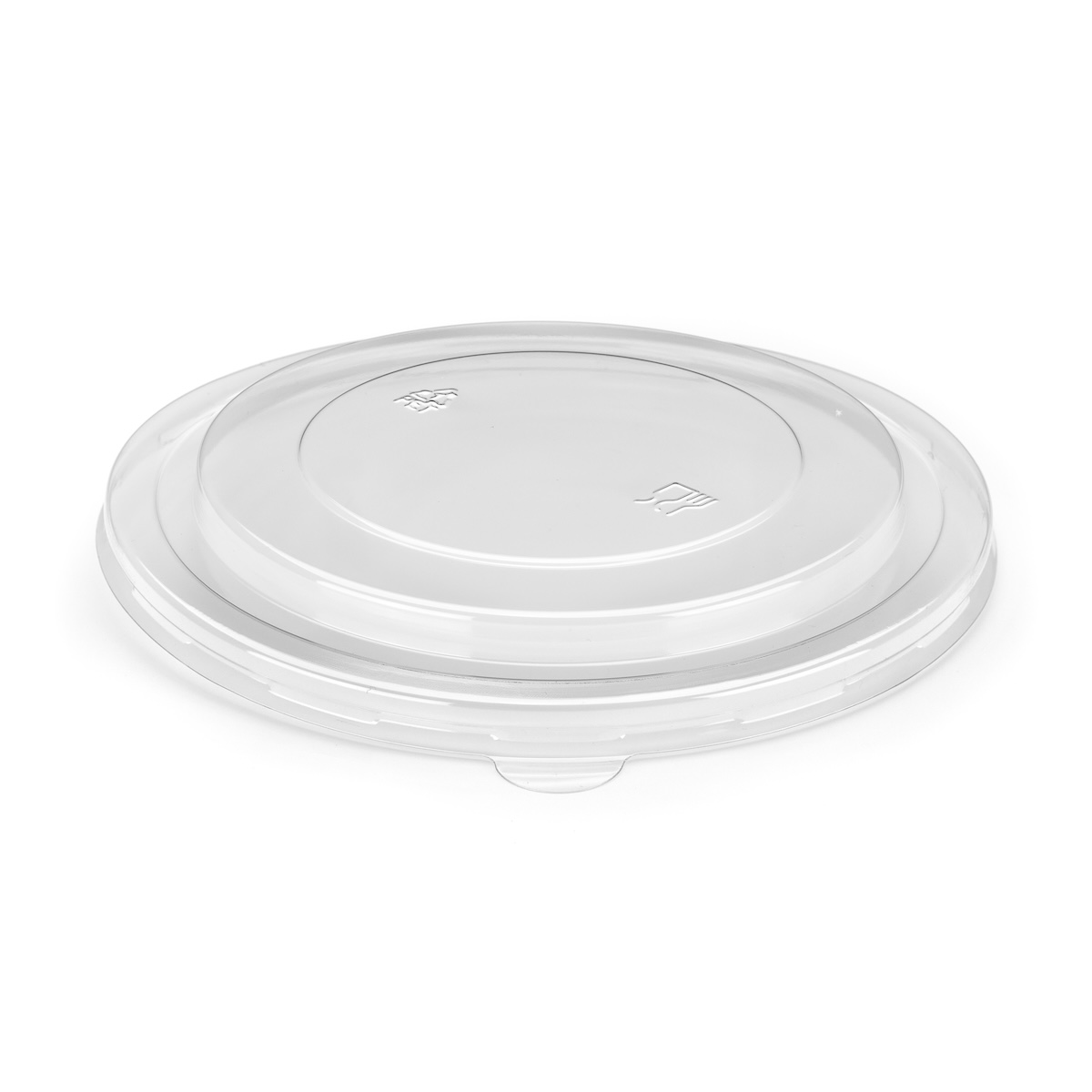 H5132 - Clear PET Round Kraft Bowl Lid 750/1000ml