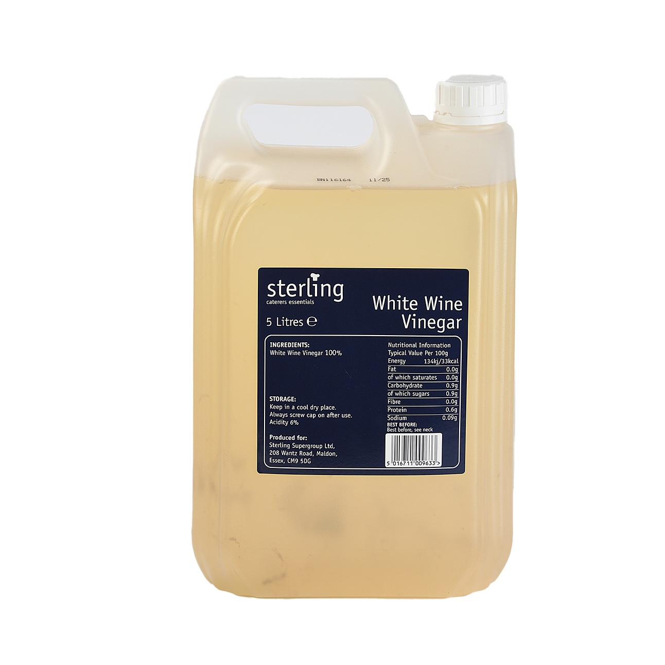 A4760 - Sterling White Wine Vinegar 5L