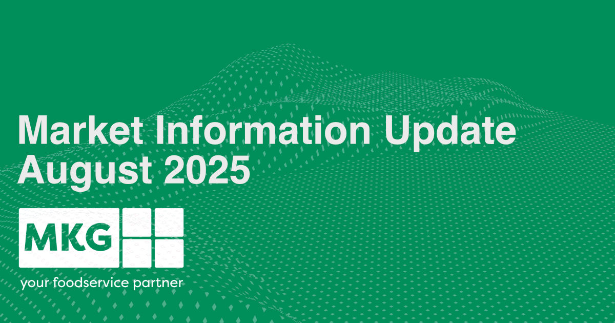Market Information update from MKG Foods - August 2025