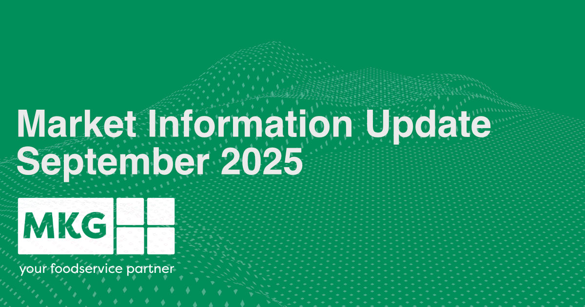 Market Information update from MKG Foods - September 2025