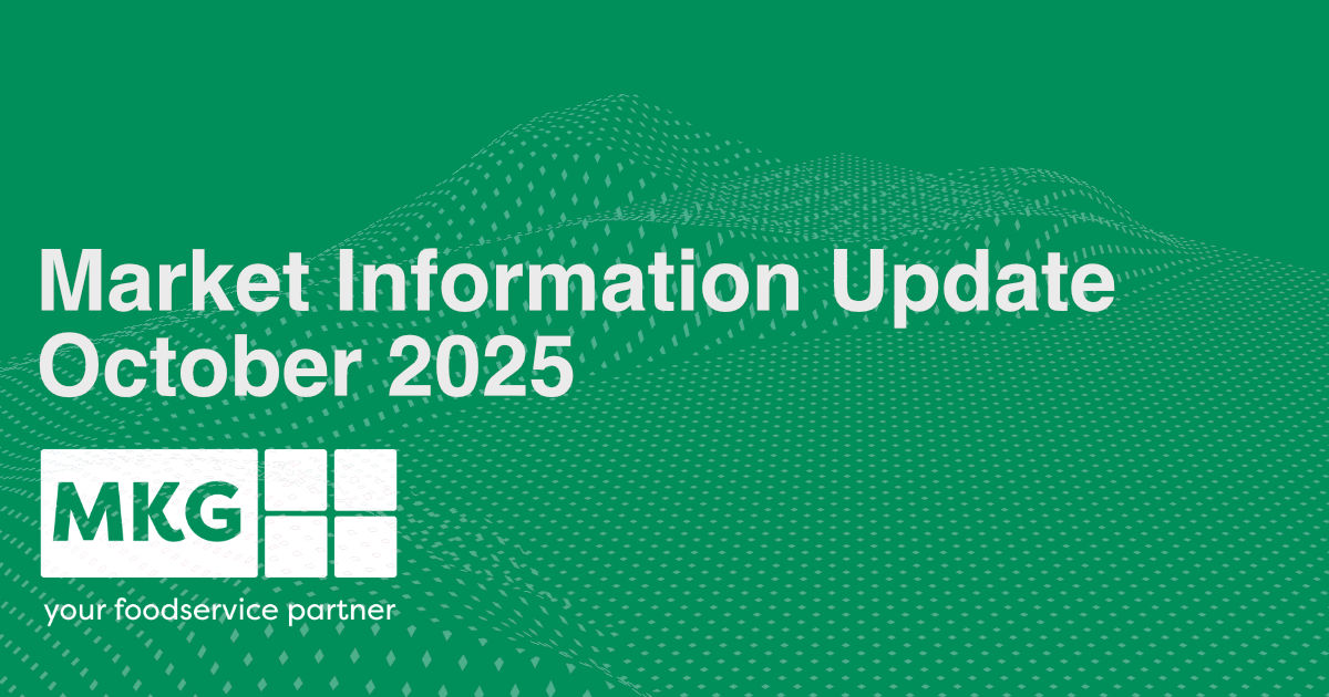 Market information update from MKG Foods - October 2025