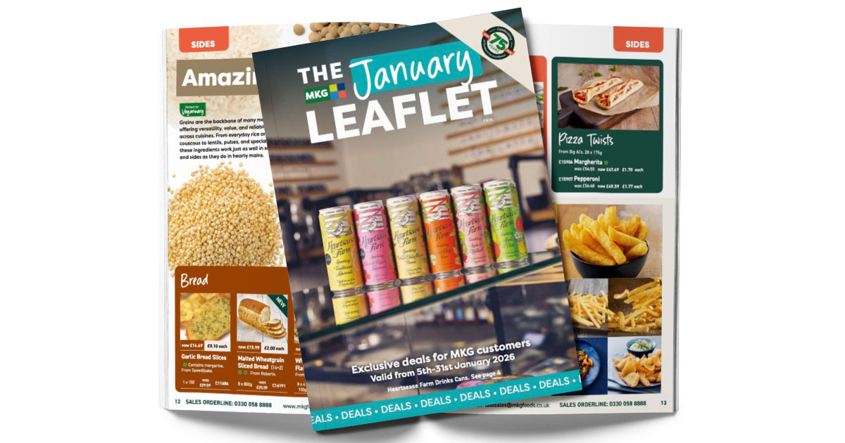 MKG January 2026 leaflet mockup