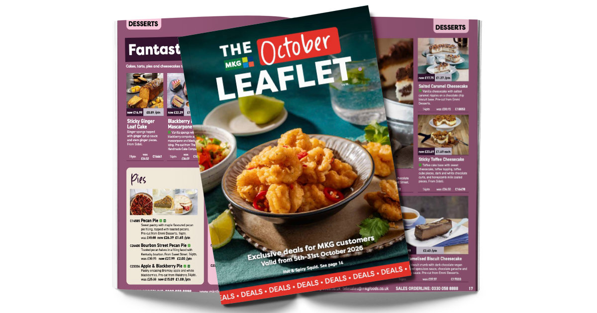 MKG October 2026 leaflet mockup